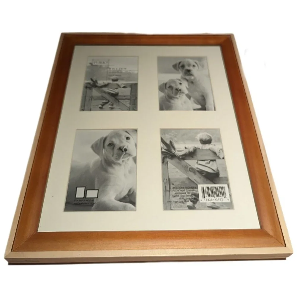 Furio Quad-Opening 8" x 10" Solid Wood Photo Frame - Picture 3 of 8
